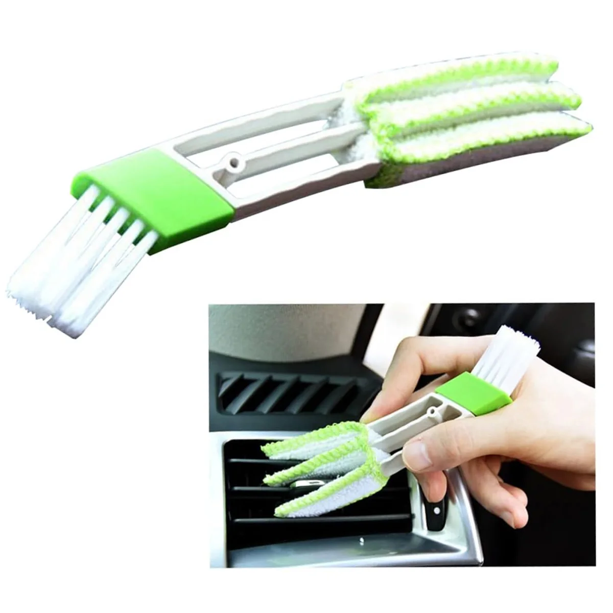 Multi functional cleaning brush Multi functional cleaning brush Mini air conditioning vent brush Cleaning multiple dual