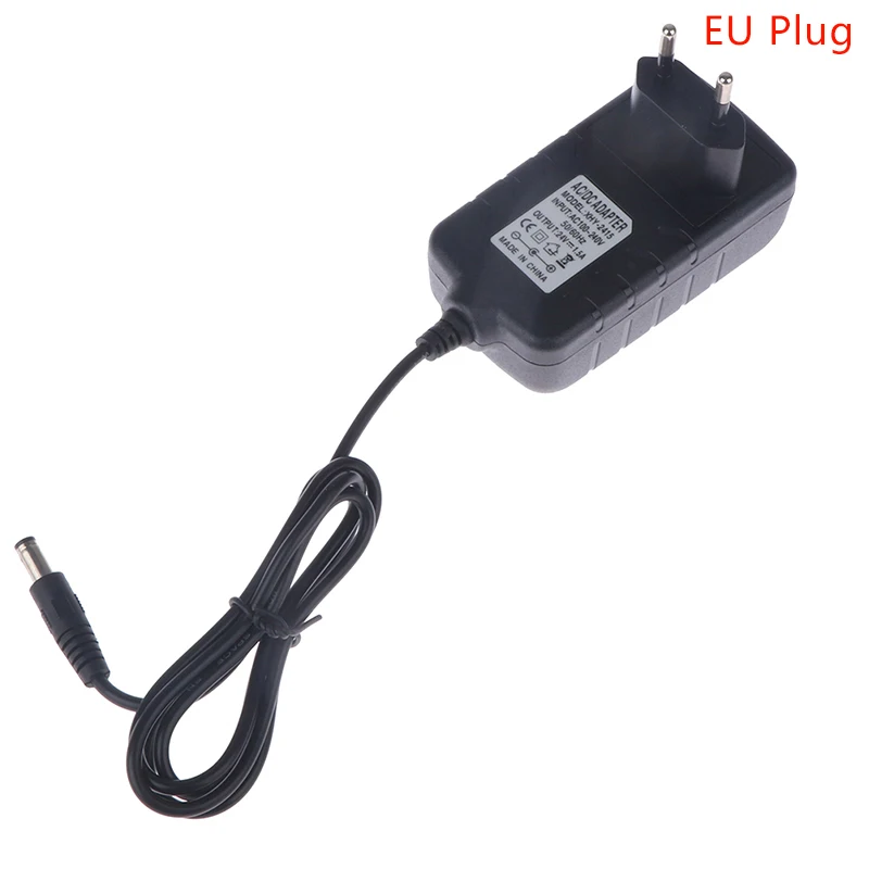 1Pcs DC 24V 1.5A Power Supply Adapter Charger 48W US/EU Plug AC 100-240V for UV LED Light Lamp Nail Dryer