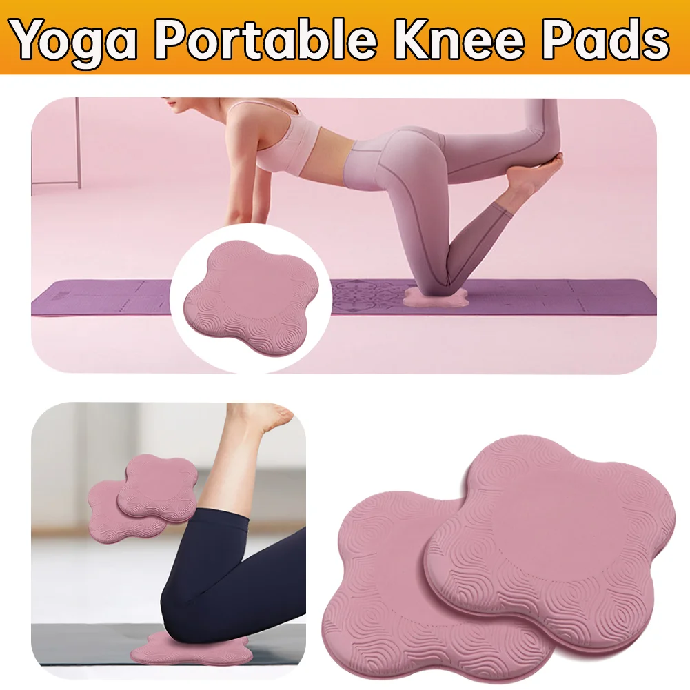 2 Buah Bantalan Lutut Yoga Ban - Pilates Yoga Knee Pads ulasan dan harga