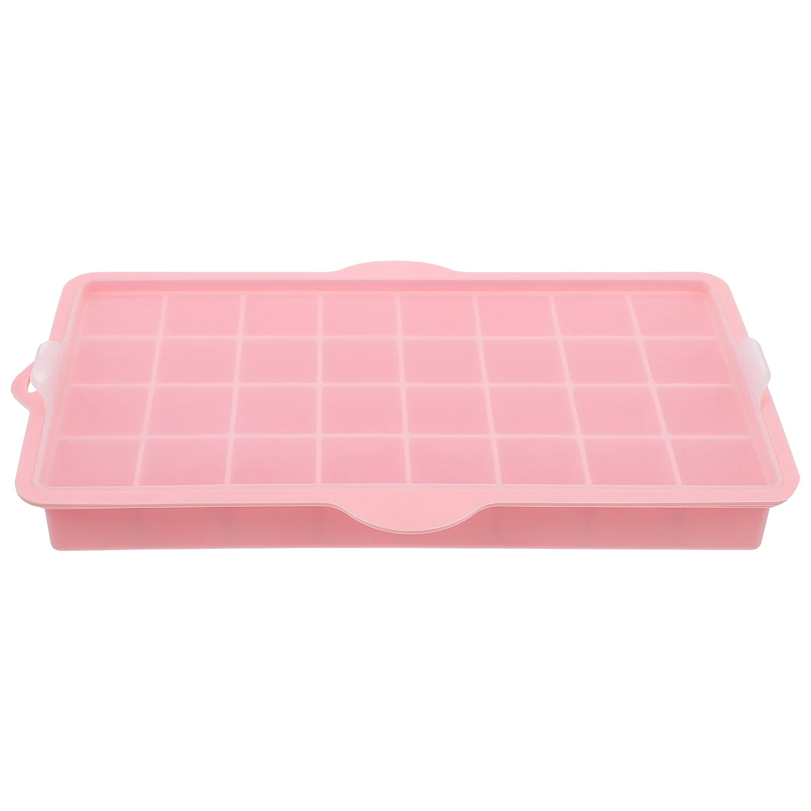 

Rectangle 32 Cavities Purple Silicone Ice Mold Kitchen Tool for Making Cubes Fit Freezer Household Beverages Cooling