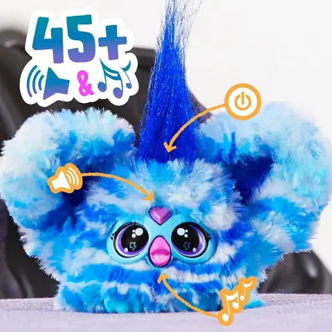 Ny Hasbro Furby Anime Tecknad Söt Elektronisk Musikleksak Kreativ Pedagogisk Leksak Bordsdekoration Julklapp 8 best sales Furby Original 1999 - №3