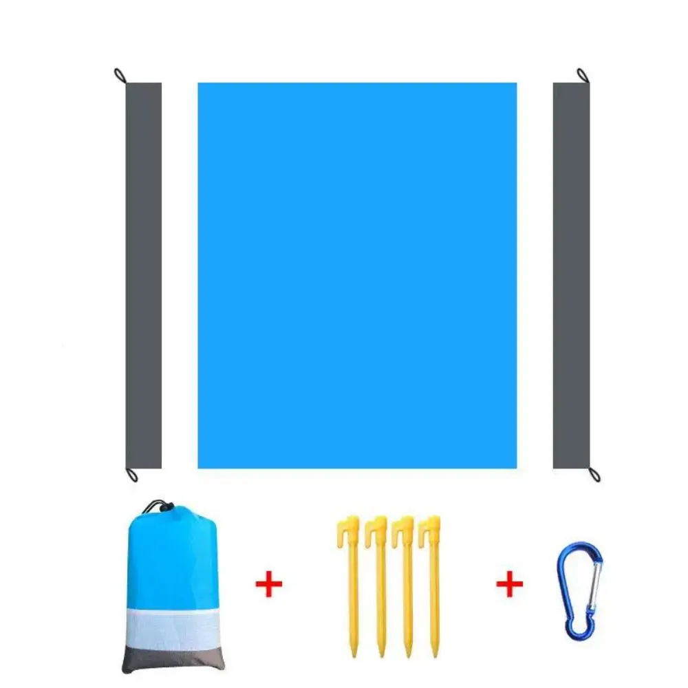 

High Quality Tent Footprints Tent Floor Tarp with Sack Portable Foldable Picnic Mat 140*200cm Waterproof Tent Camping Hiking