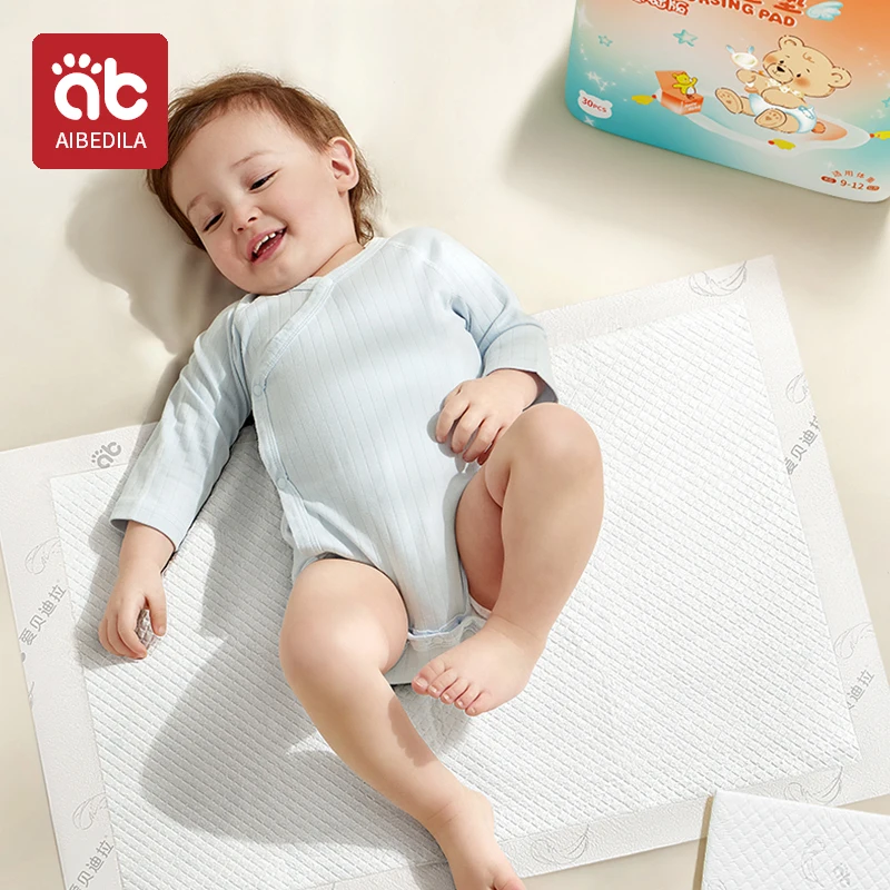 AIBEDILA Disposable Diaper Pad Baby Nursing Pad Water Absorption Changing Mat Breathable Nappy Care For Baby