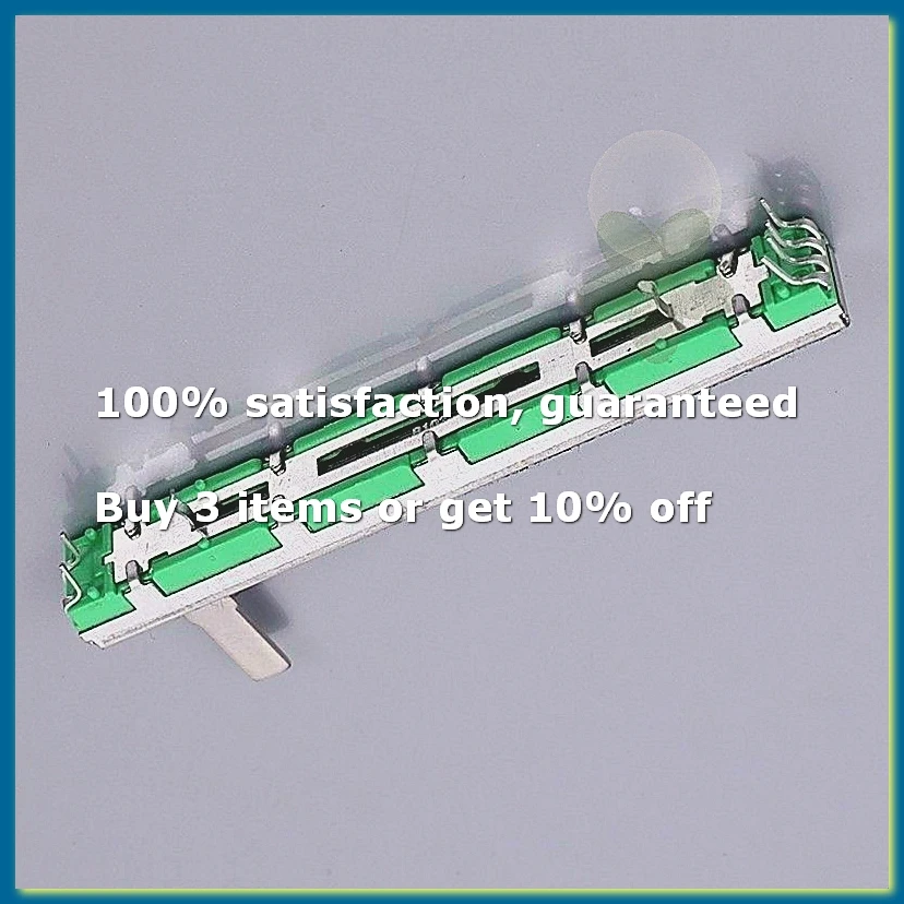 ●20Pcs 75mm Mixer Fader B10K Double Straight Slide Potentiometer Lot
