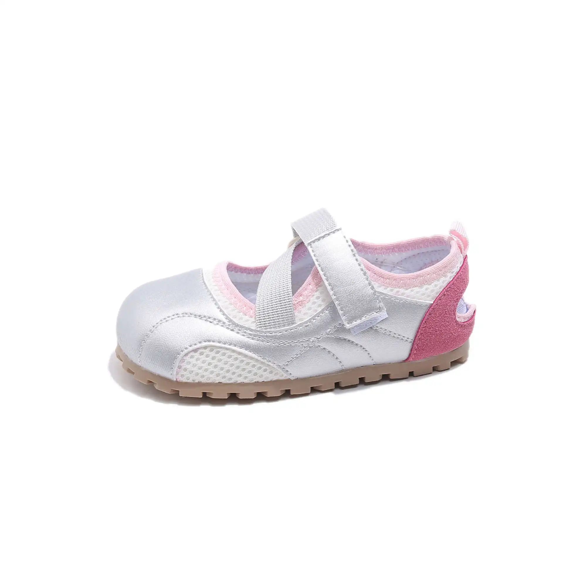 

Модные универсальные дышащие сетчатые сандалии-шлепанцы для девочек в стиле принцессы, коллекция Весна-Лето 2026