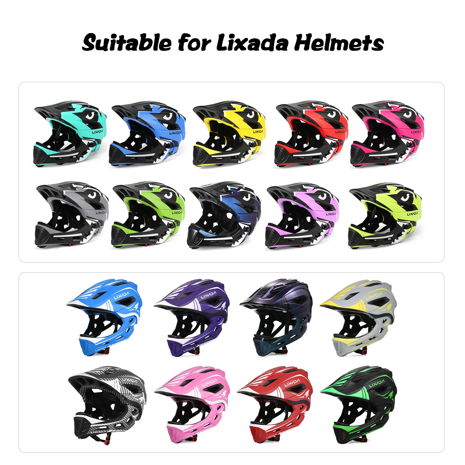 Kids Detachable Full Face Helmet Children Sports Safety Helmet for Cycling Skateboarding Roller Skating image 6