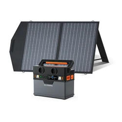 ALLPOWERS-Panel de carga plegable portátil para Camping, estación de energía portátil de 100W, 60W/300W, resistente al agua