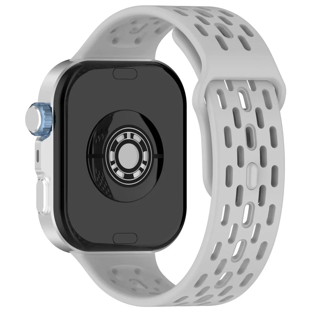 Sport-Silikonarmband für Redmi Watch 6 Active-6 Lite/6 5 4 Atmungsaktiver Stil Verstellbares Armband für Xiaomi Mi Band 10-9-8 Pro – Detail 27