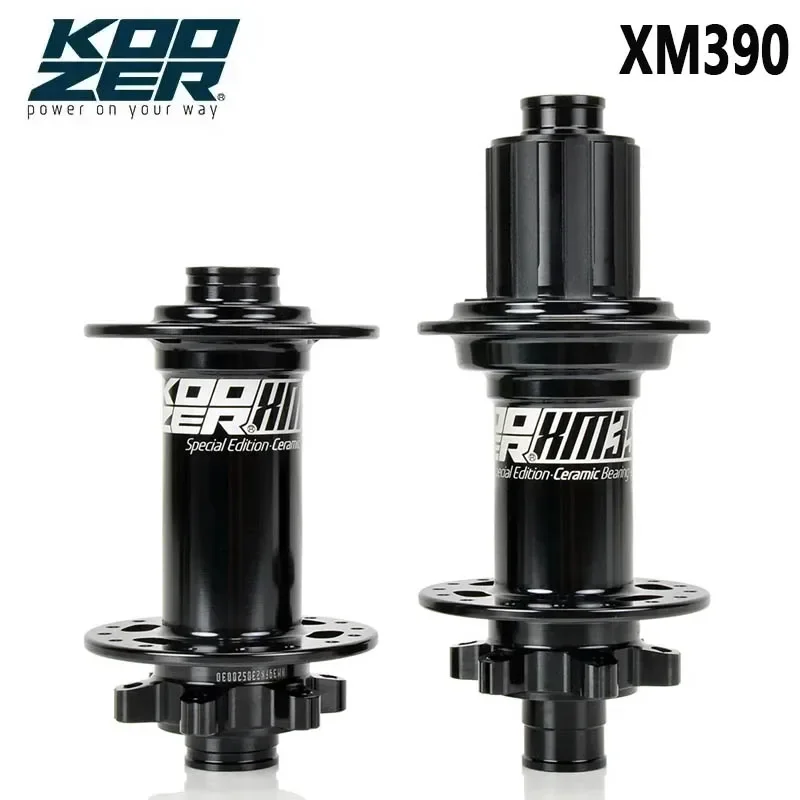 Koozer XM390 Boost black and Ceramic Special Edition 32H Steel Axle 5x141QR15x110 12x148 HG/XD/MS 10/11/12s THRU MTB Bicycle Hub