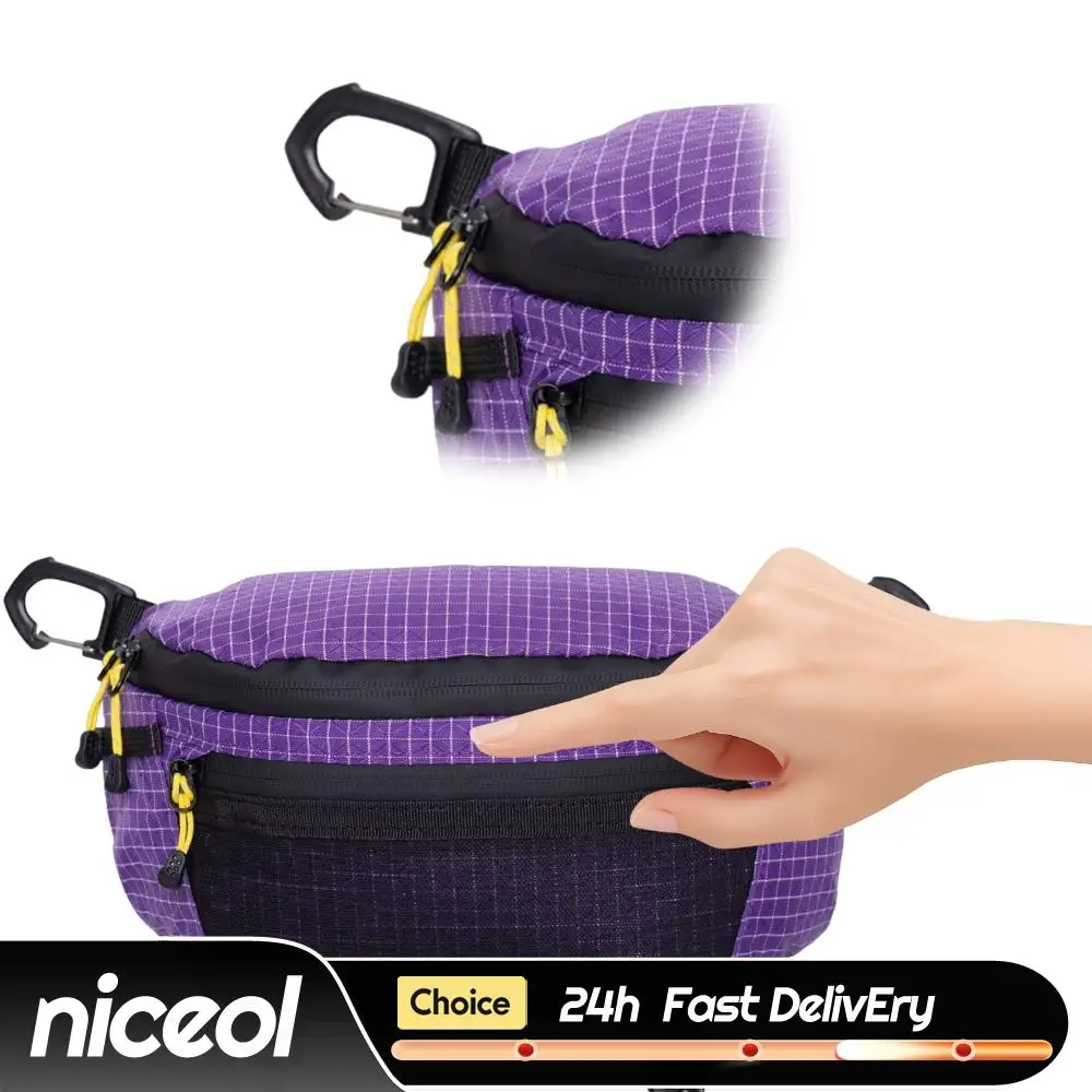 

Nylon Crossbody Bag Large Capacity Multi-Functional Sports Backpack Backpack Extension Pack for Camping Cycling Running Hiking