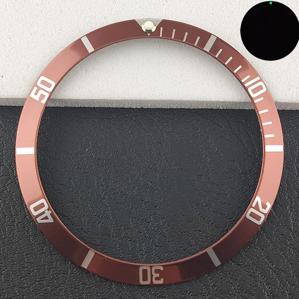 36.5mm vintage watch bezel aluminum bezel suitable for 40mm case with bezel diameter 36.5 * 30.8