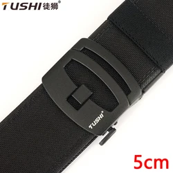 TUSHI 5.0cm Army Tactical Belt Quick Release Military Airsoft Training Molle Belt Outdoor Shooting Hiking Hunting Sports Belt