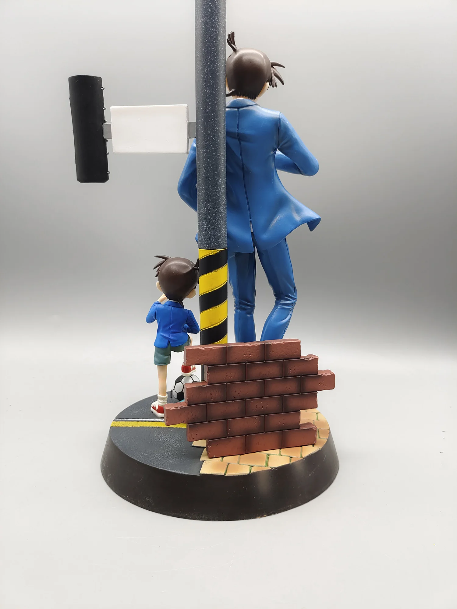 28cm Detective Conan Kudou Shinichi Figure Jimmy Kudo Case Closed Anime Figures Statue Pvc Figurine Model Collection Toy Gifts