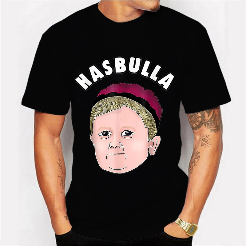 

2023 Classic Team Hasbulla T Shirt Men Fighting Hasbulla Tshirt Unisex Hip Hop Graphic Shirt Tops Kawaii Cartoon Shirt Male