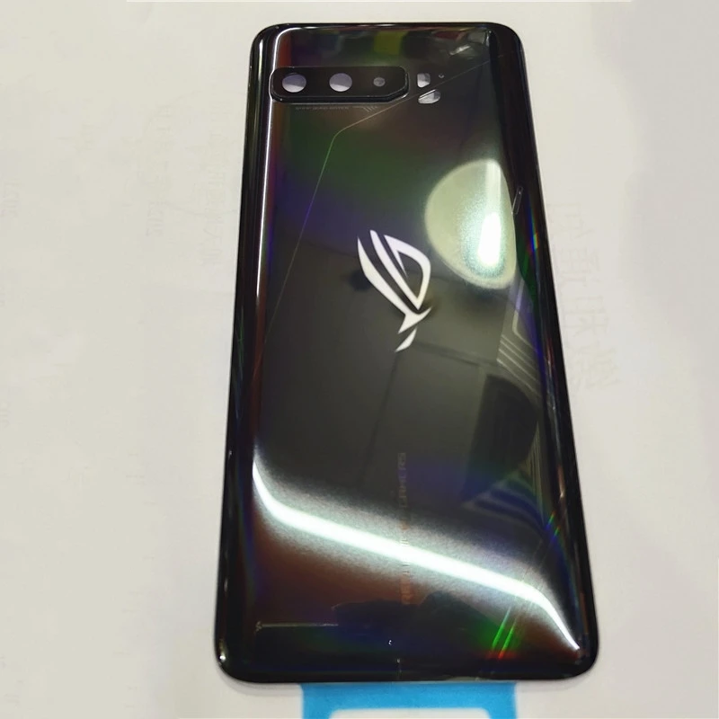 

Для телефона ASUS Rog 3 ZS661KS задняя крышка для AUS ZS661KS Strix задняя крышка батарейного отсека корпус рамка камеры стеклянный объектив