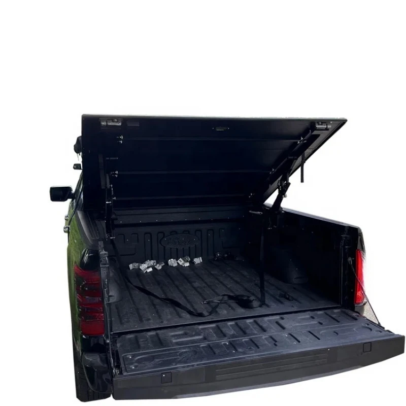 High Quality Pickup Folding Tonneau Covers Lift-up Tri-fold Bed Cover For  F150 Accessories