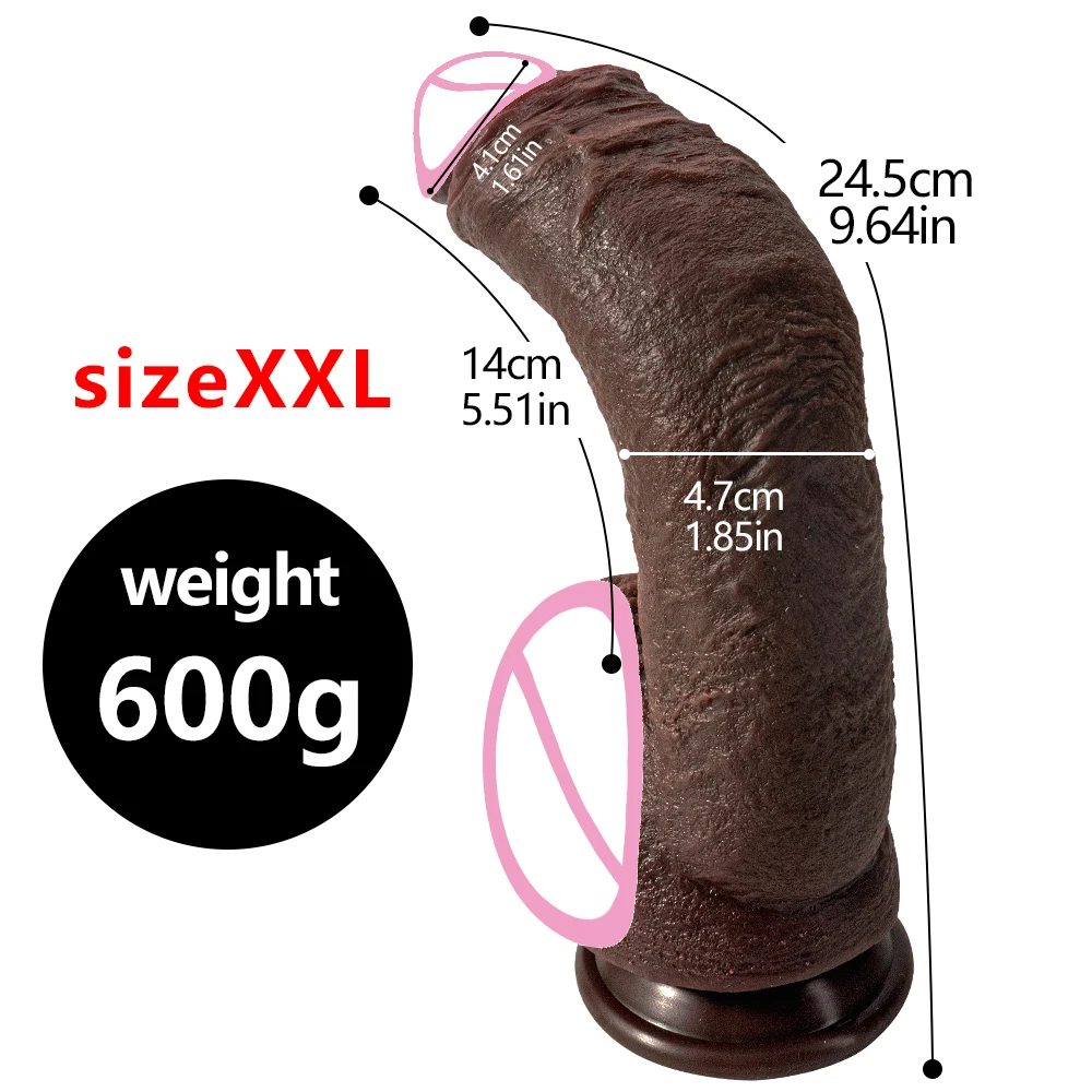 10.62 Inch Big Dildo Black Erotic Toy Realistic G-spot Dildo Penis for Female Hands-free Strong Sucker 18+ Sex Toys for Woman