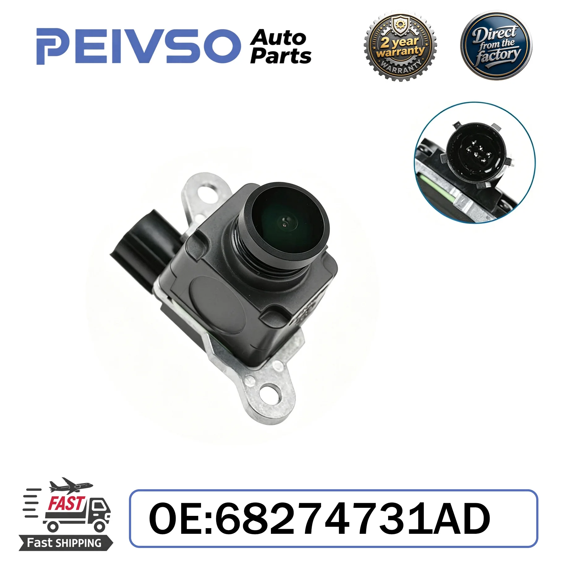PEIVSO 56038978AL Rear View Back Up Camera Parking Camera For 2013-2017 Dodge Ram 1500 2500 4500 5500 68274731AB 68274731AD