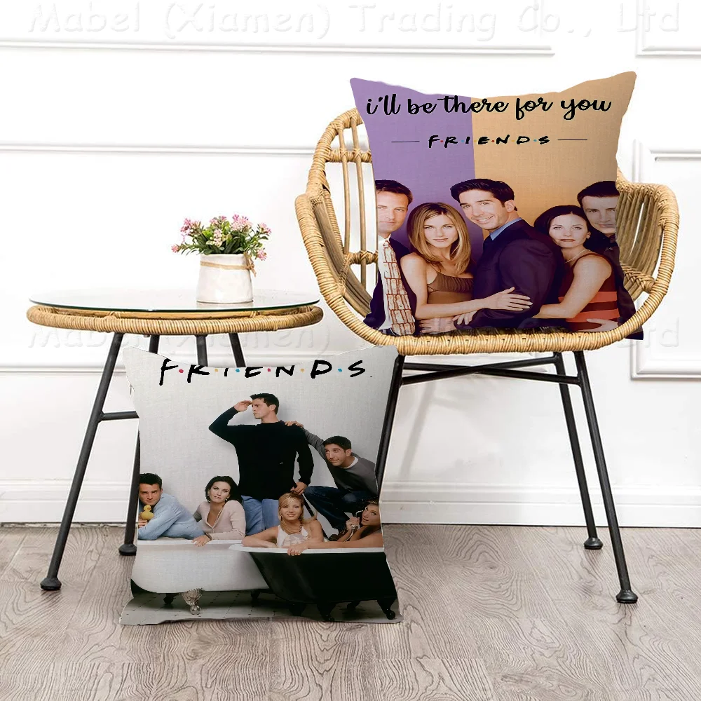 

Friends Classic TV 45*45cm Cushion Cover Pillow Cover Decor Pillowcase Home Pillowcase For Couch Pillow