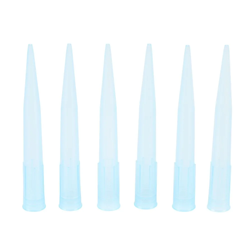 500Pcs，1000ul Clear View 1000Ul Capacity Pipette Tips Plastic Tapered Shape Lab Pipette Tips Blue Pipette Nozzle Chemistry Test