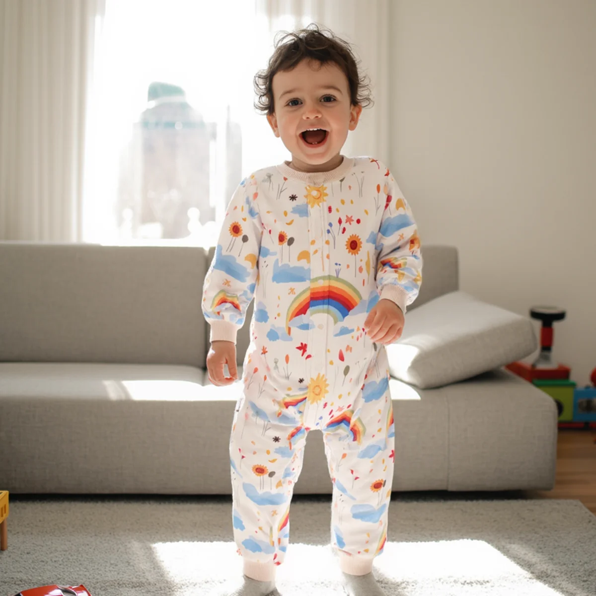 Süße Winter-Baby-Overalls, Flanell, warme Kleinkind-Strampler, Kleidung mit langen Ärmeln