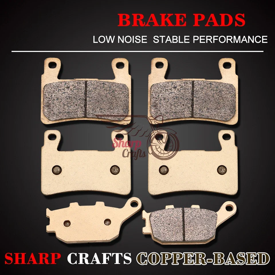 Front Rear Brake Pad For Honda VTR/RTV 1000 SP 4/5/6 F2 F3 F4 CB400 CBR600 F5 CBR 600RR 600F 900RR CB1300 918 929 954cc  A/F/S/P