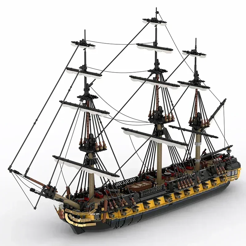 Moc Bausteine Militär Boot Modell Britischen HMS Romulus Technologie Modulare Blöcke Geschenke Weihnachten Spielzeug DIY Sets Montage