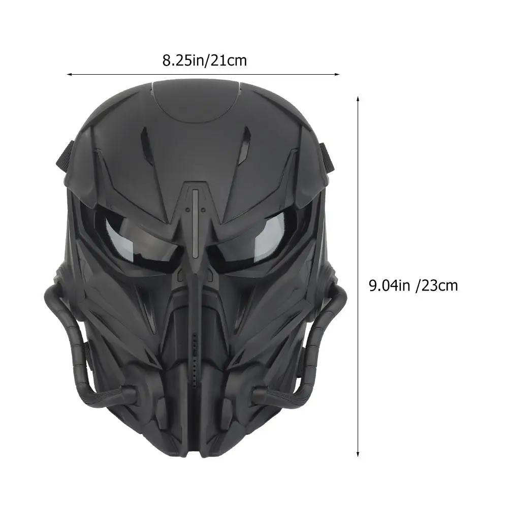 Punisher Mask Masks Costume Cosplay Riddler Men Halloween Adult Cyber Full Futuristic Nylon Game Full Guard Cover Face
