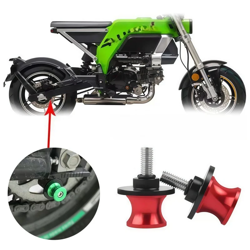 

For Honda CBR1000RR/600RR/929RR/954/400RR/250RR RVT1000R RC51 CRF 250L/M/450 M8 Motorcycle Swing Arm Spools Slider Stand Bobbins