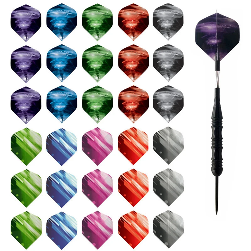 15/21/30Pcs Cool Standard Dart voli Nice Darts Flight Dardos Feather Outdoor Wing Tail modello misto