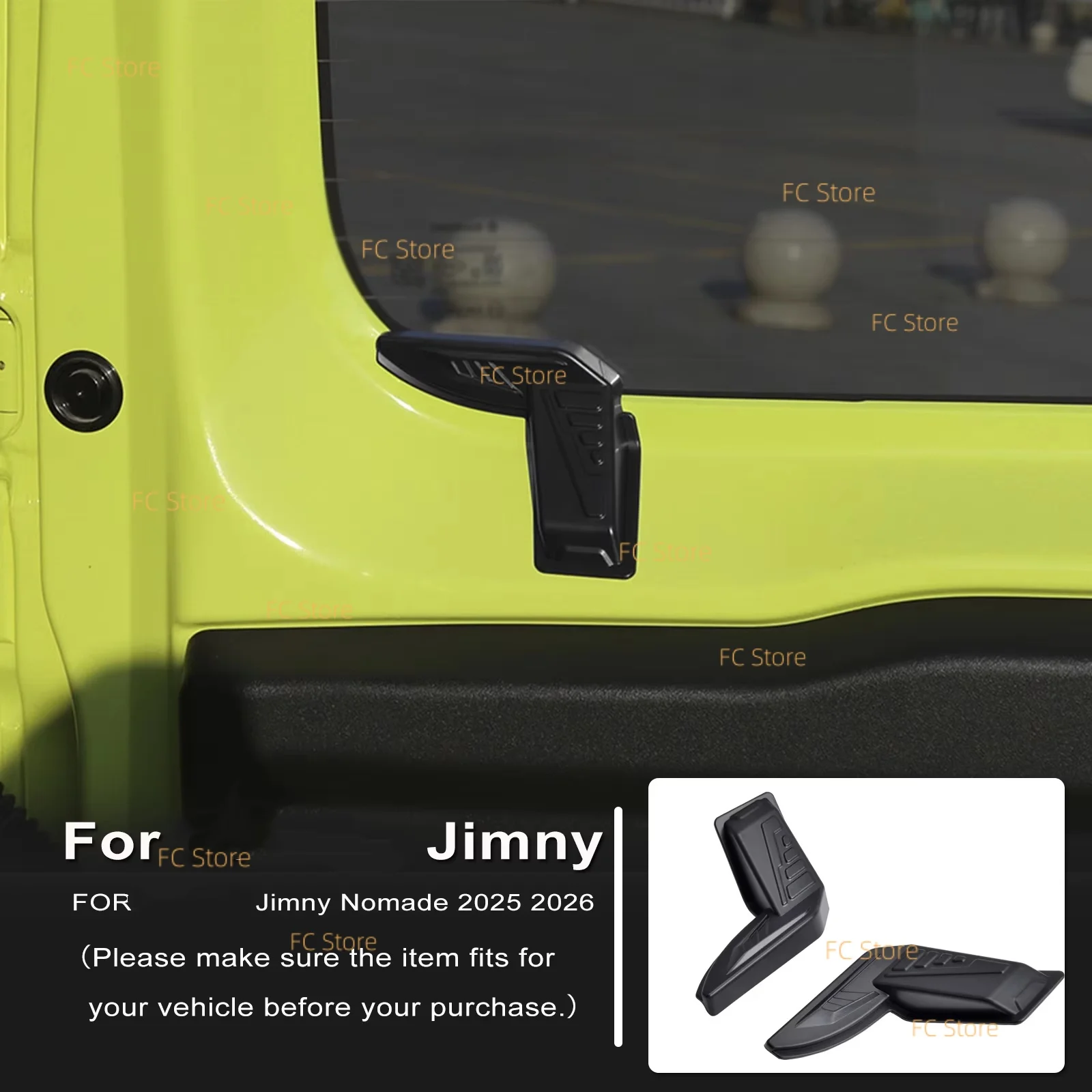 2PCS For Jimny Sierra JB64 JB74 2019-2025 Rear Windshield Heating Wire Protector Demister Cover Trim Car Interior Accessories