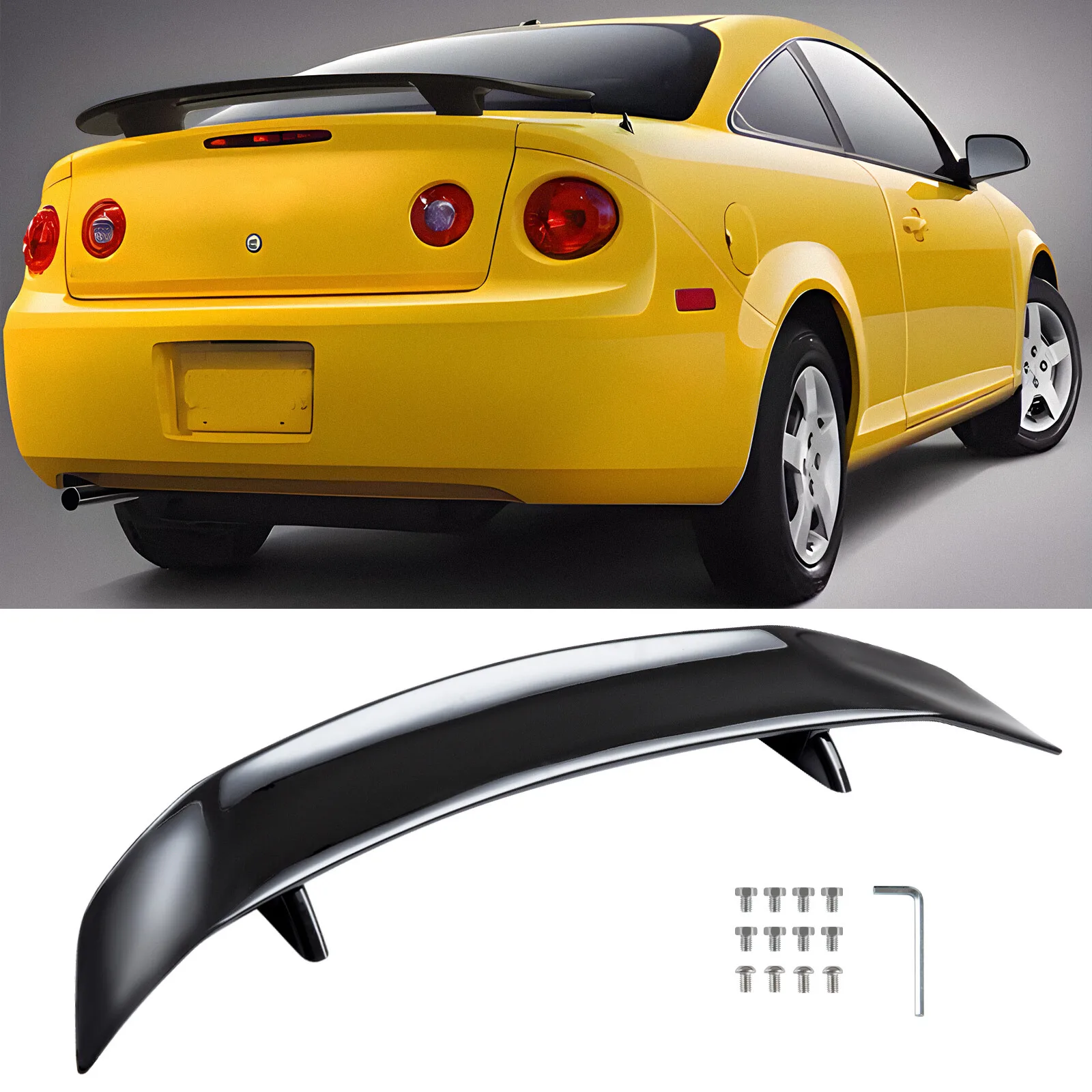 

Для Chevrolet Cobalt SS 47-дюймовый глянцевый черный спойлер на багажник, гоночное спортивное GT-крыло