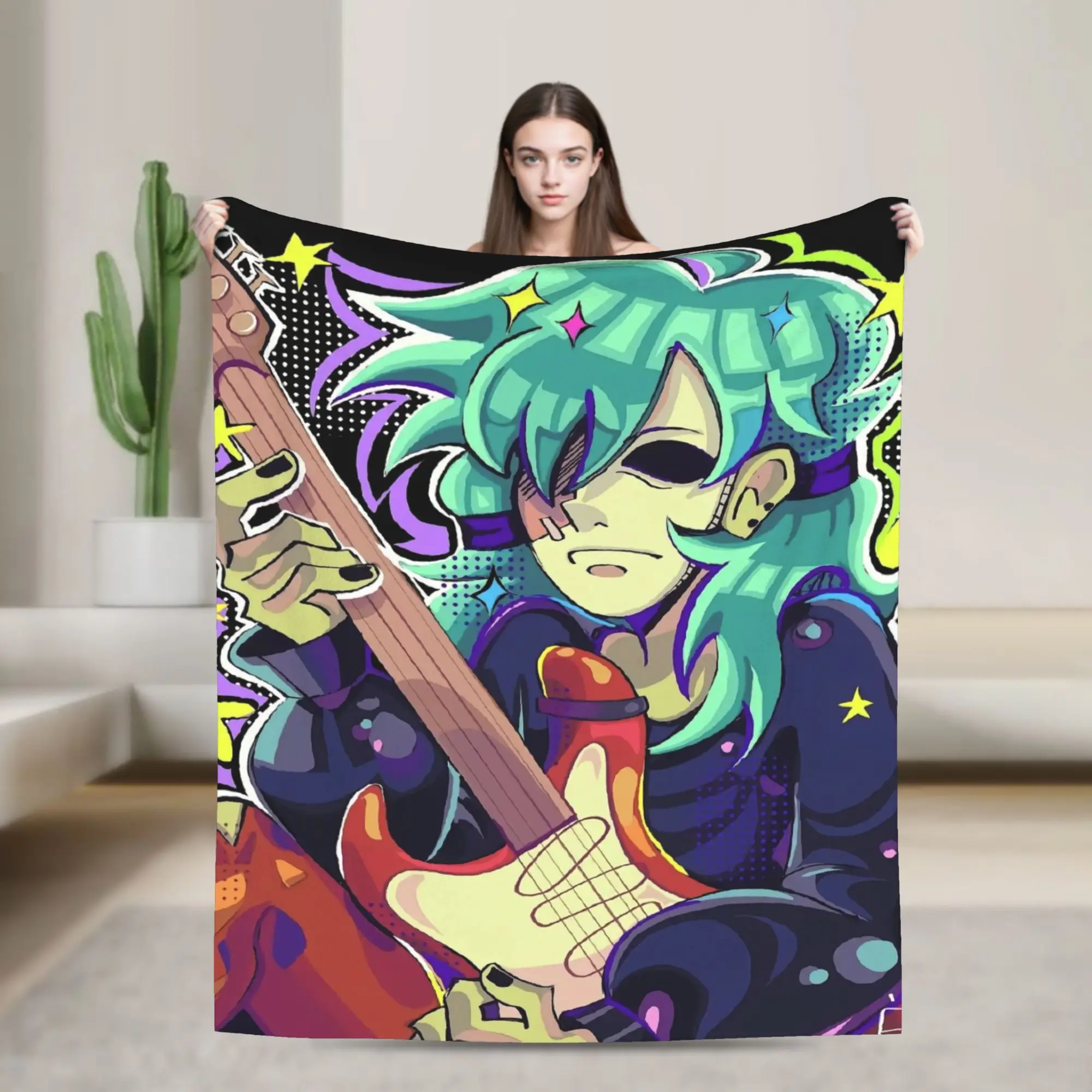 Sally Face Sal Fisher Blanket Girls  Flannel Throw Blanket For Home Decor Cozy Custom Quality Bedspread Gift Idea