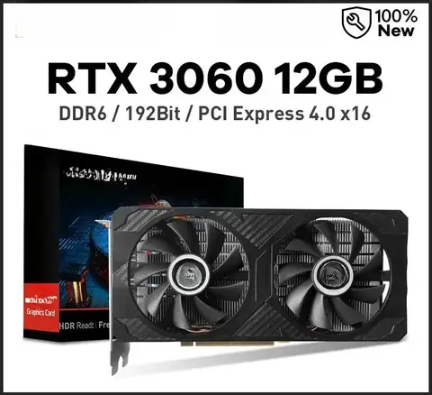 Tarjetas gráficas RTX3060 12G para videojuegos GDDR6 Rtx 3060 12GB GPU ordenador PC 192bit DP * 3 PCI Express X16 4,0 RTX3060M 6G vídeo