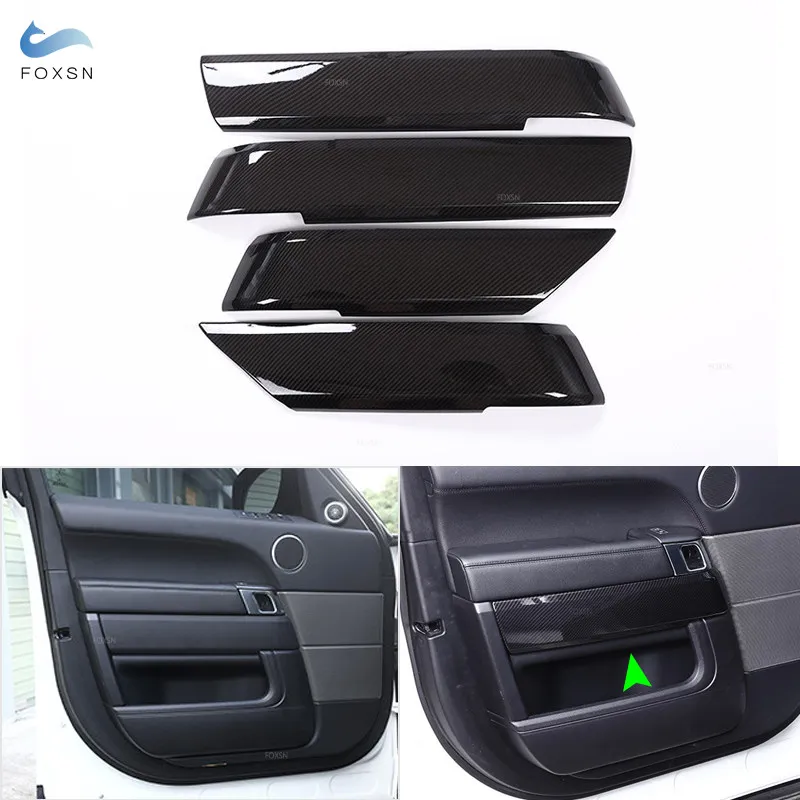 Car Styling Interior Door Panel Under Armrest Cover Trim For Land Rover Range Rover Sport RR Sport 2014 - 2017 2018 2019 2020