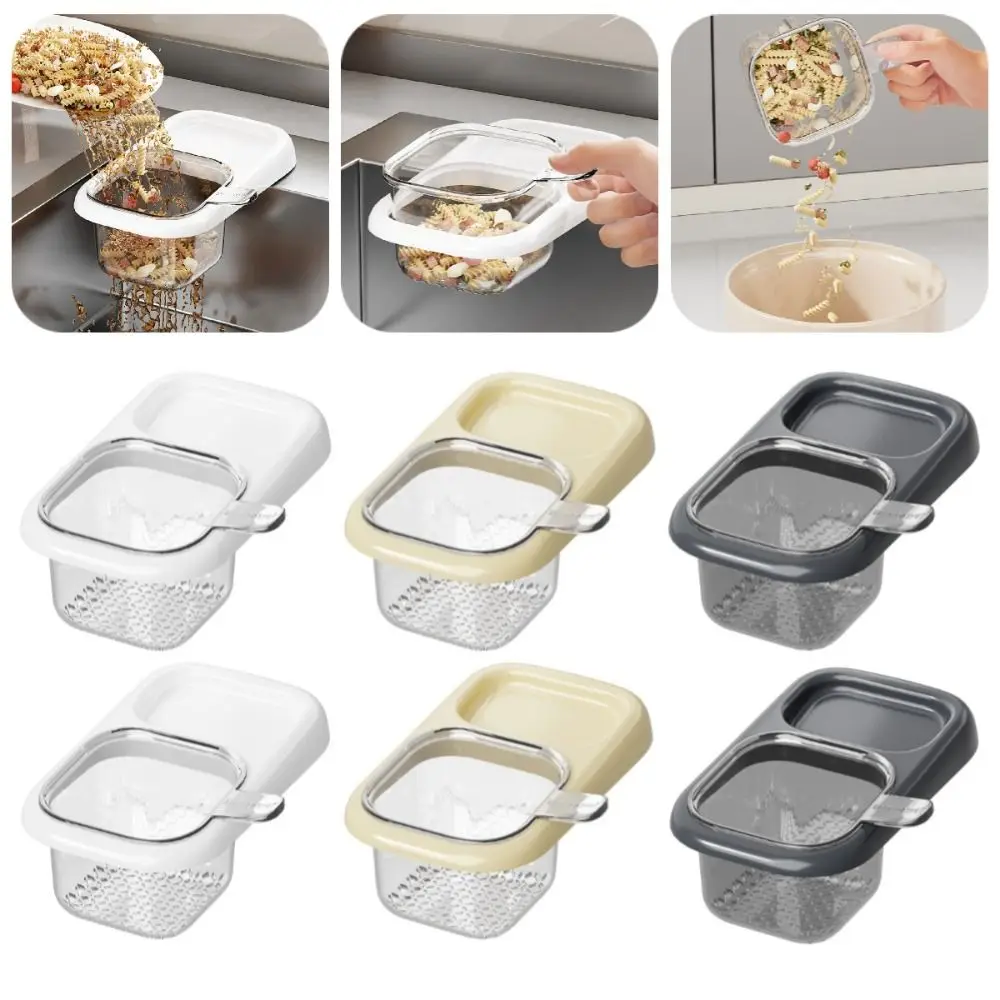 

2Pcs Suction Cup Sink Strainer Basket Detachable Punch-free Fruit Washing Filter Rack Self-Cleaning Quickly Drain