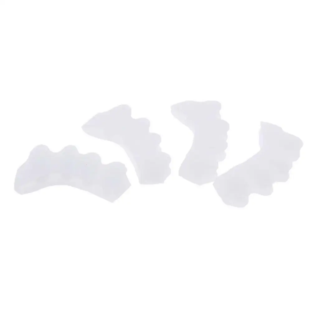 Toe Straightener Silicone Toe Separator Bunion Protector Flexible Toe Spacers for Comfort and Foot Alignment