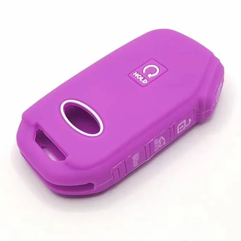 Silicone Car Key Case Cover For KIA Carnival Sportage R Seltos Sorento Stinger Cerato K5 2020 2021 Protect Shell Bag Accessories