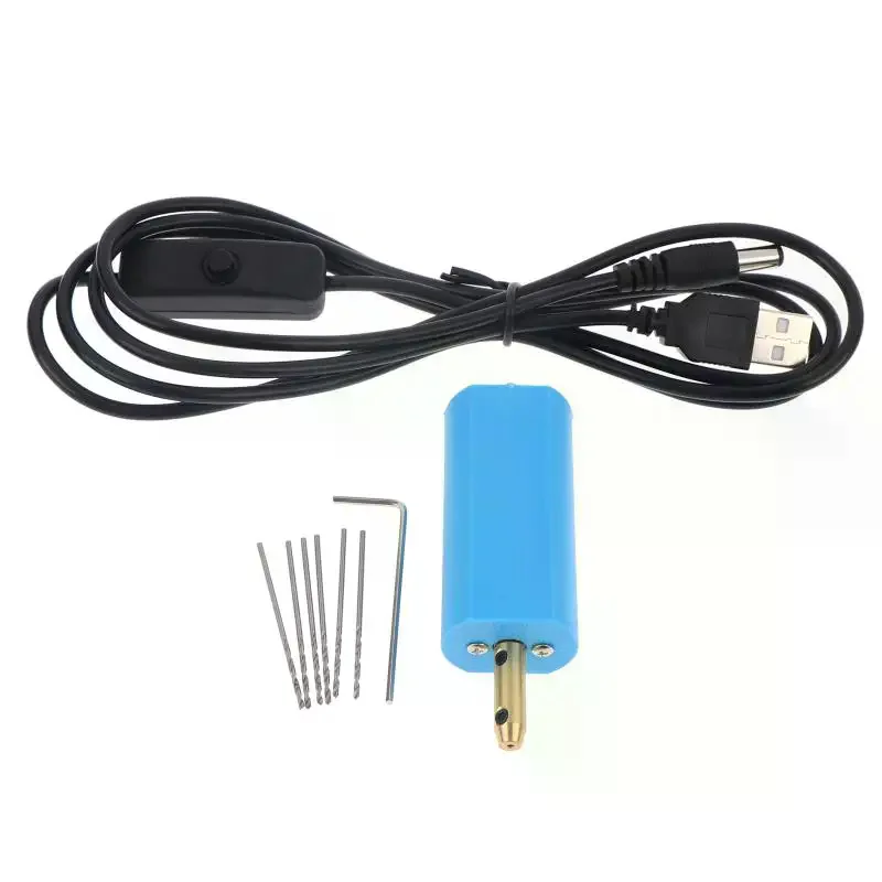 Handheld Mini Electric Drill DIY Electric USB Electric Drill Tools For Epoxy Resin Jewelry Making Drilling Holes Engraving Pen