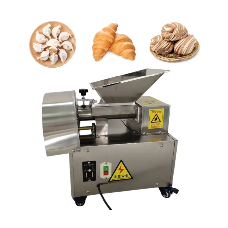 110V 220V chleb pizza chiński chleb na parze dzielnik ciasta 1-200g elektryczna maszyna do cięcia ciasta ze stali nierdzewnej wytłaczarka do ciasta