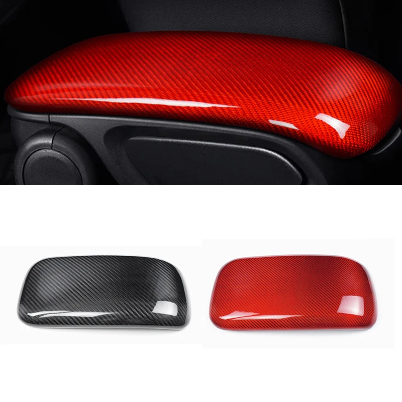 

Real Carbon Fiber Hard for BMW Mini Countryman F60 2017-2022 Accessories Car Armrest Storage Box Protective Cover Interior Trim