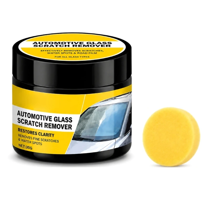 A2BC Vehicle Window Glass Care Paste for Home Garage Upkeep Tasks
