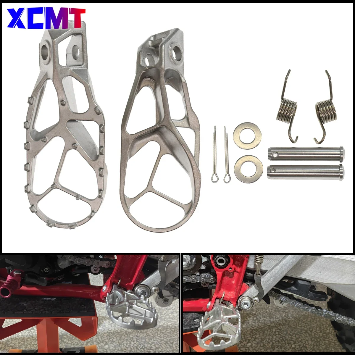 

For GasGas EC EC-F EX EX-F MC MC-F 125 250 300 350 450 500 EW 500F 2024 Accessories Footrests Footpeg Foot Pegs Rests Pedals