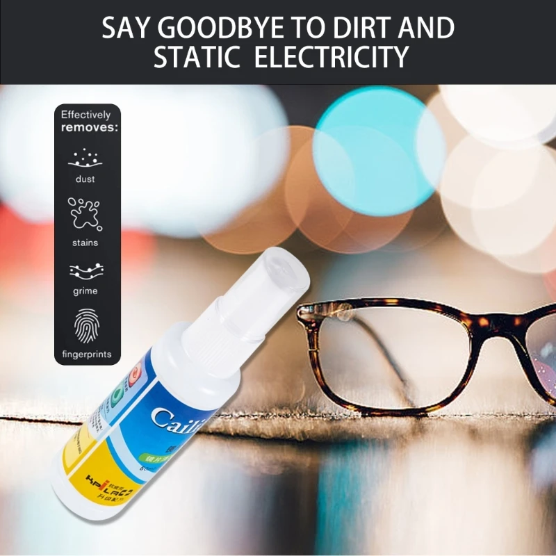 Eyeglasses Lens Cleaner Scratch Removing Glasses Lens Cleaning Solution DXAA