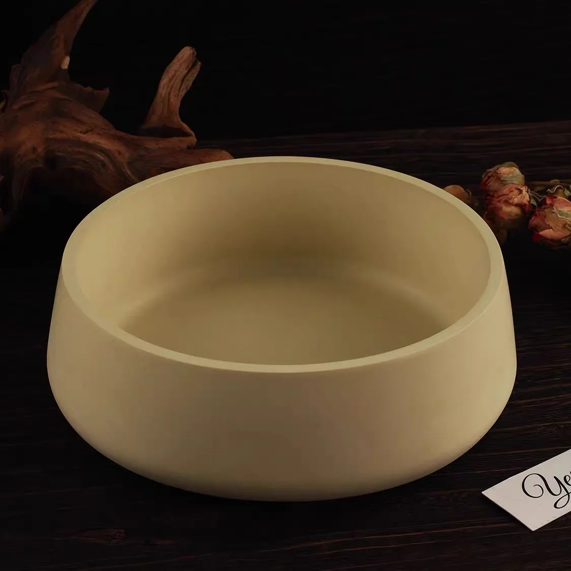 Cuenco de almacenamiento Circular DIY, vela de aromaterapia, molde para maceta, bandeja de piedra aromática, molde para hacer molde de silicona de yeso de hormigón