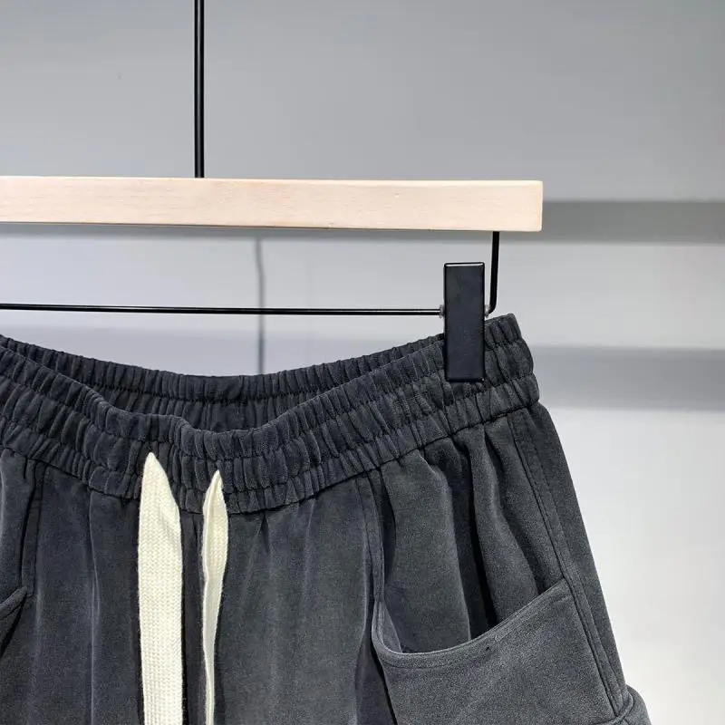 2025 Summer Shorts Men Loose 90s Fashion Vintage Basic Simple Hot Sale High Waist Leisure Streetwear Short Hip Hop Pants Women