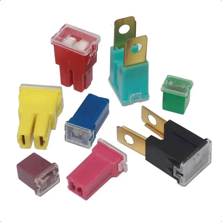 【5-1PCS】Square Car Fuse Box Waterproof Socket 32V DC Connecting Type Fuse 20A 30A 40A 50A 60A 70A 80A 90A 100A 120A