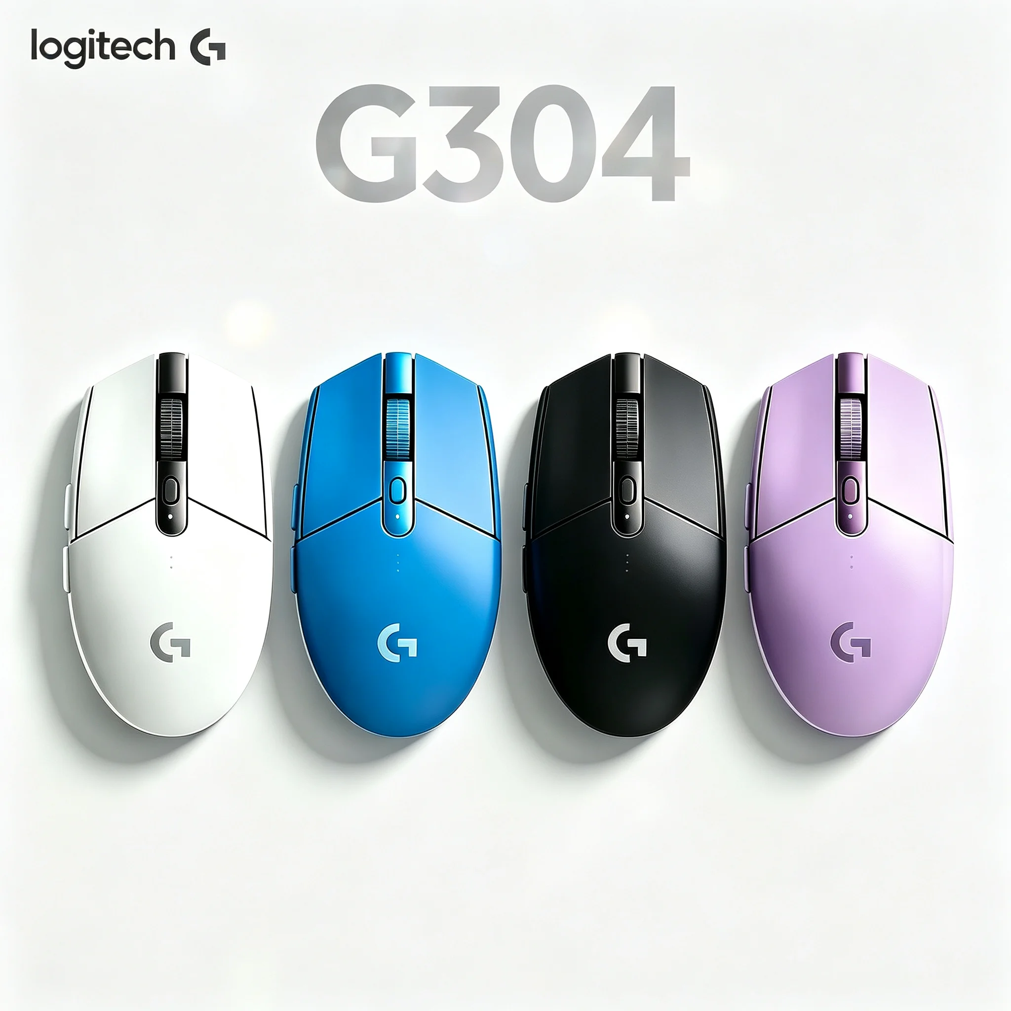 Logitech G304 Wireless Gaming Mouse 6 Keys Programmable For PUBG CS2 Valorant LOL Game Player