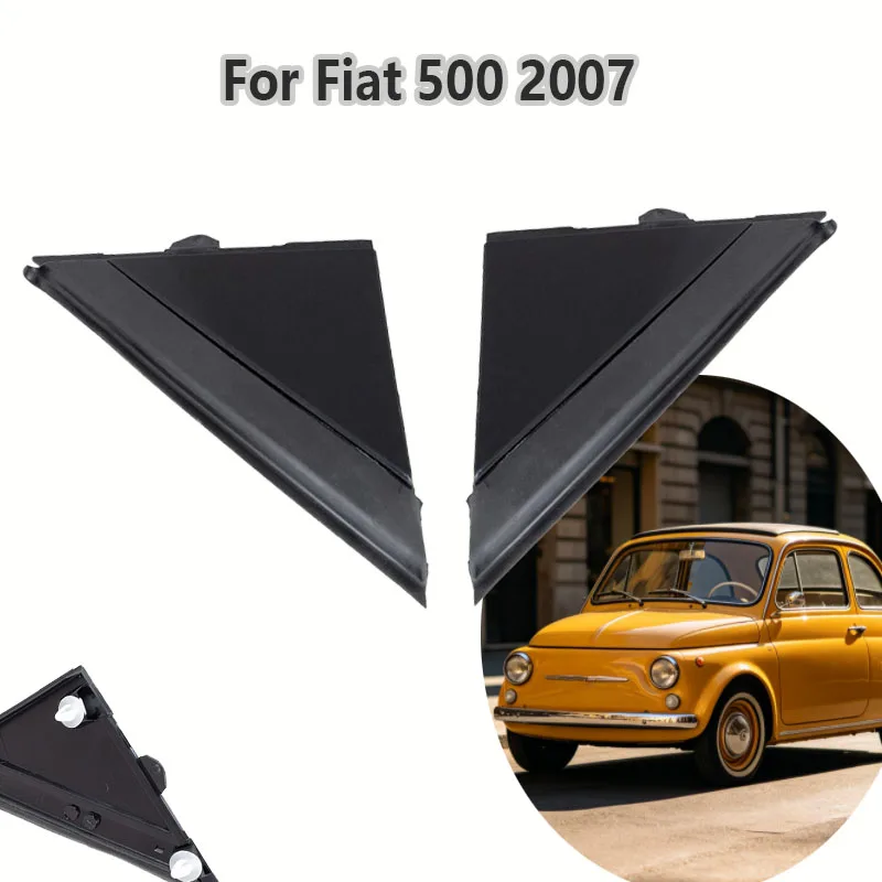Car Molding Exterior Mirror Left Right Triangular Triangle Panel 735455792 For Fiat 500 2007-Up Auto Accessories