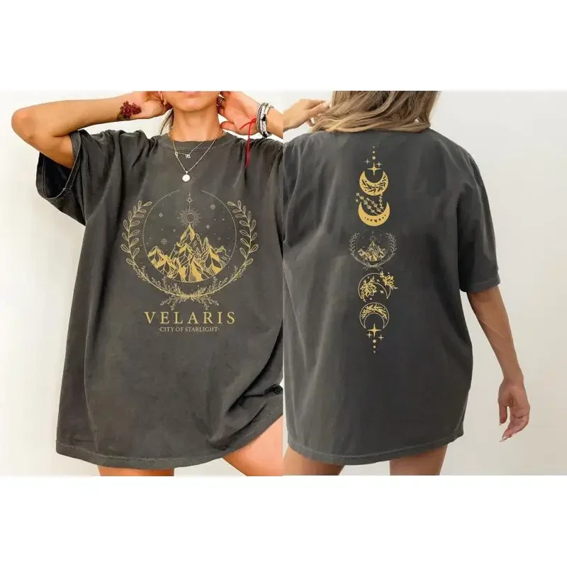 Velaris Comfort Colors T Shirt Thorns and Roses Court of Dreams Acotar Night Sarah J Maas LS904